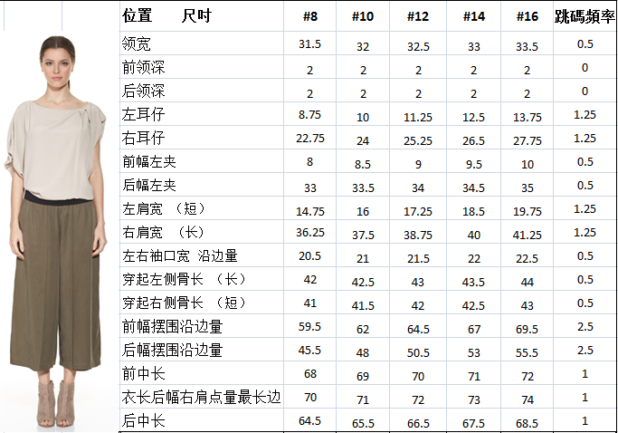 不规则袖简约时尚上衣