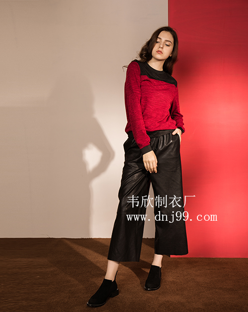 上衣DCHT150145(红色) 皮裤DCHQ2SS173112(黑色) (6).jpg